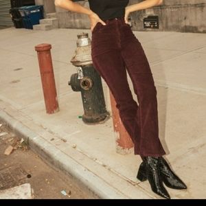 725 High Rise Bootcut Corduroy Slim Hip Flare Jeans RARE